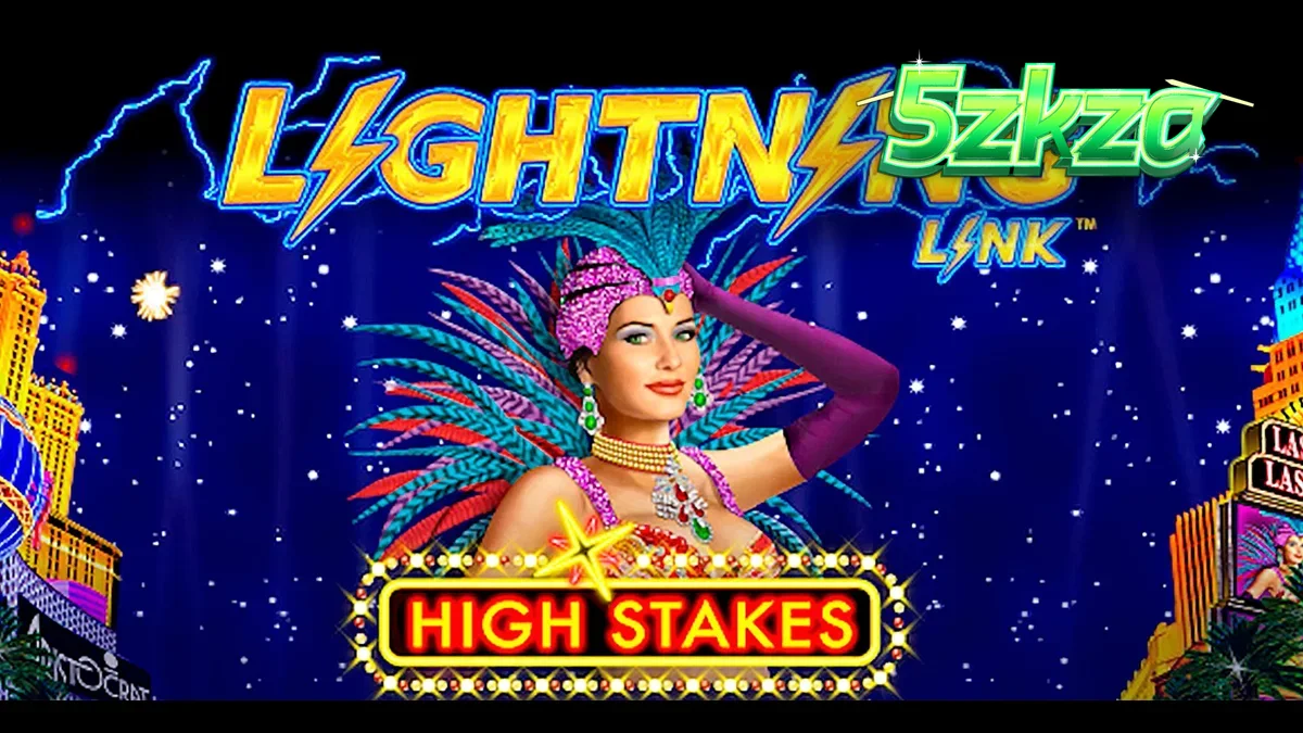 Tampilan visual slot Lightning Link High Stakes dengan nuansa kasino mewah